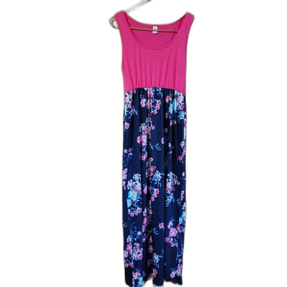 4 Shirley & Stone Long Summer Dresses S Floral Sleeveless Stripe - Picture 2 of 10